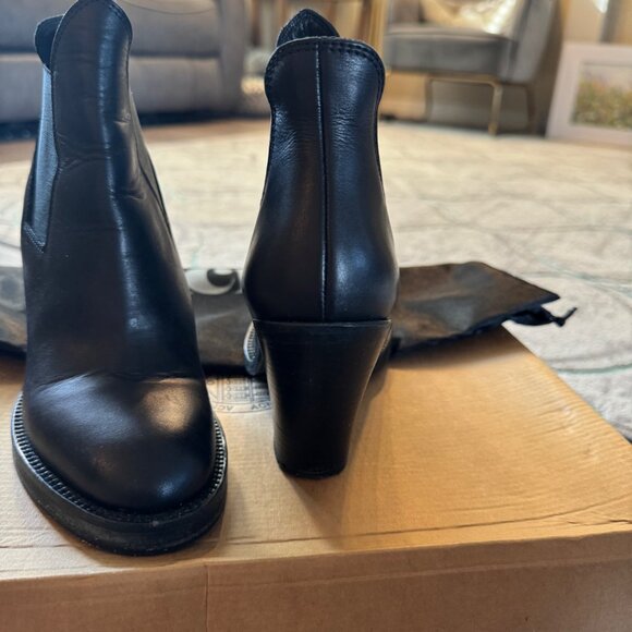 ACNE Studios Star BLACK Ankle Booties - Picture 7 of 9